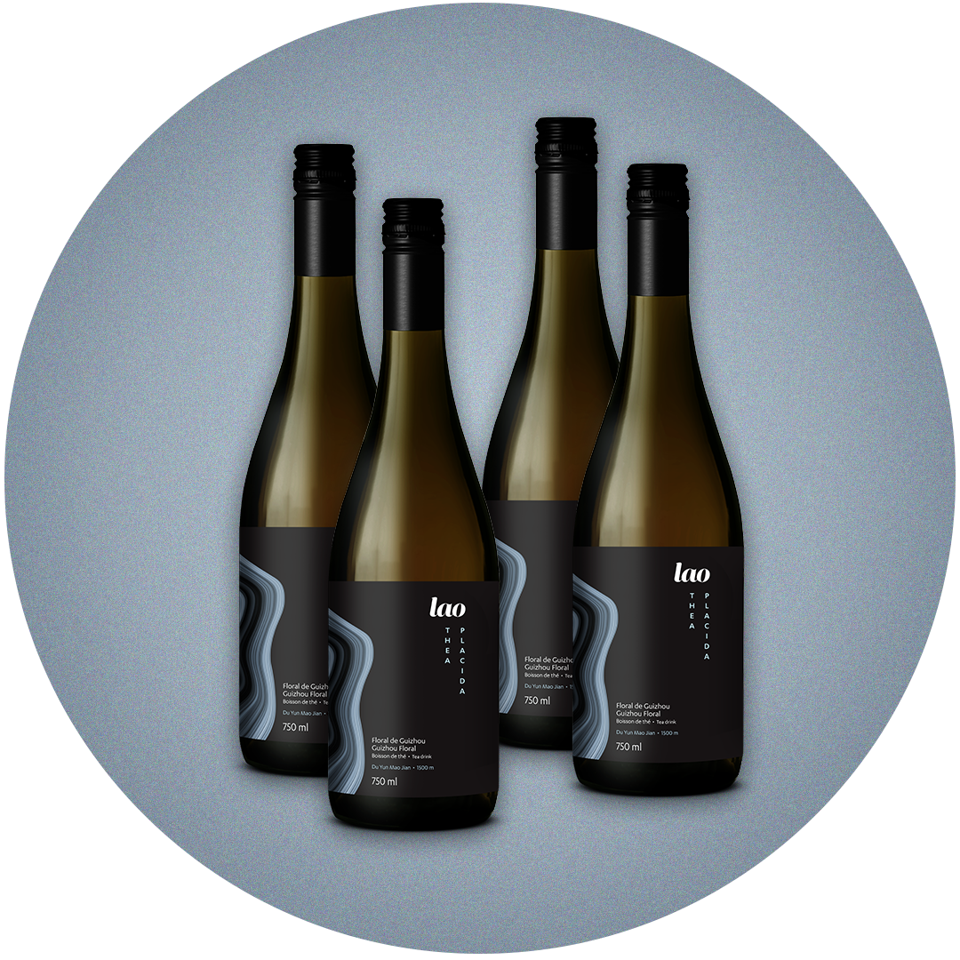 4 Bouteilles de Thea Placida Floral de Guizhou